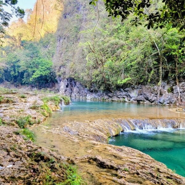 Semuc Champey River Bank View