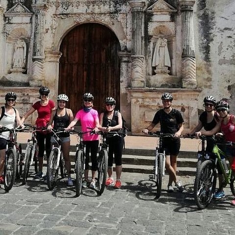 Antigua Valley Riders on Bikes