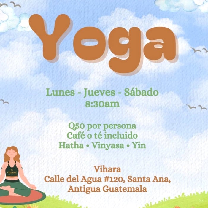 VIHARA YOGA CLASSES ANTIGUA GUATEMALA